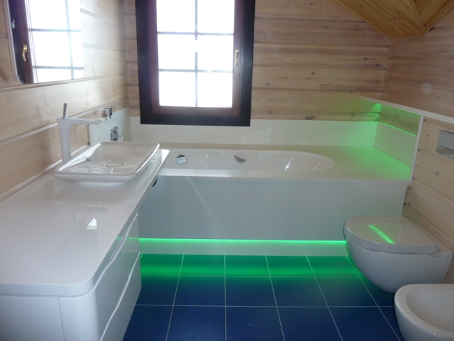 35 stunning LED bathroom tile lights ideas