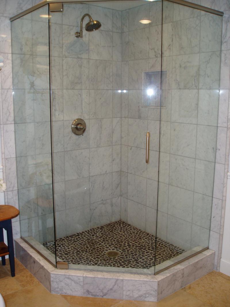 bathroom-artistic-bathroom-interior-design-with-corner-shower-room-designed-with-glass-door-and-cool-shower-pan-also-bronze-faucet-combine-with-white-tile-wall-and-brown-floor-bathroom-shower-tile-id