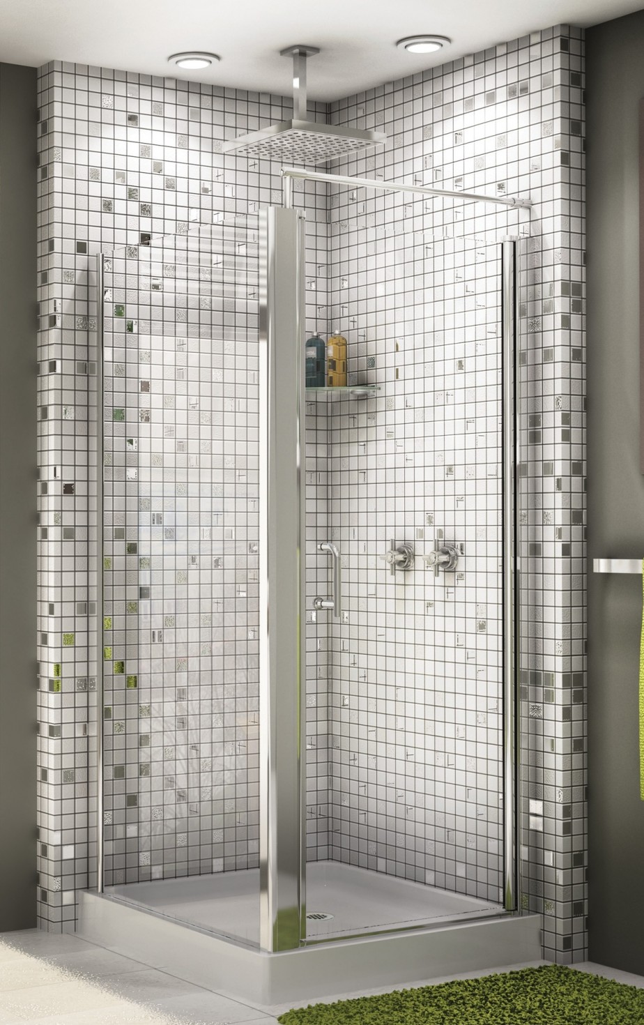 27 great small bathroom  glass  tiles  ideas  2019