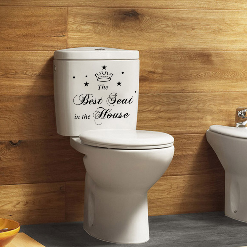 -Best-seat-PVC-Toilet-stickers-Bathroom-stickers-removable-vinly-wallpaper-wall-decals-vinyl-stickers-home