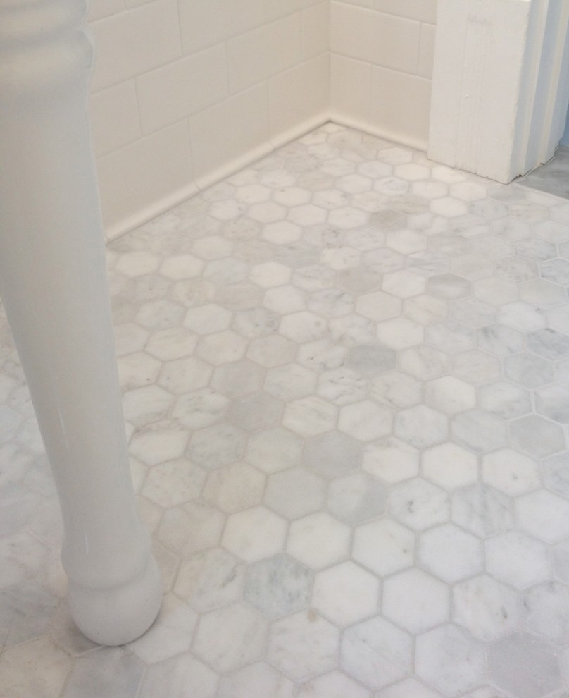 Decorative-Spaces-Traditional-design-ideas-for-Marble-Hexagon-Tiles-Decor-Ideas