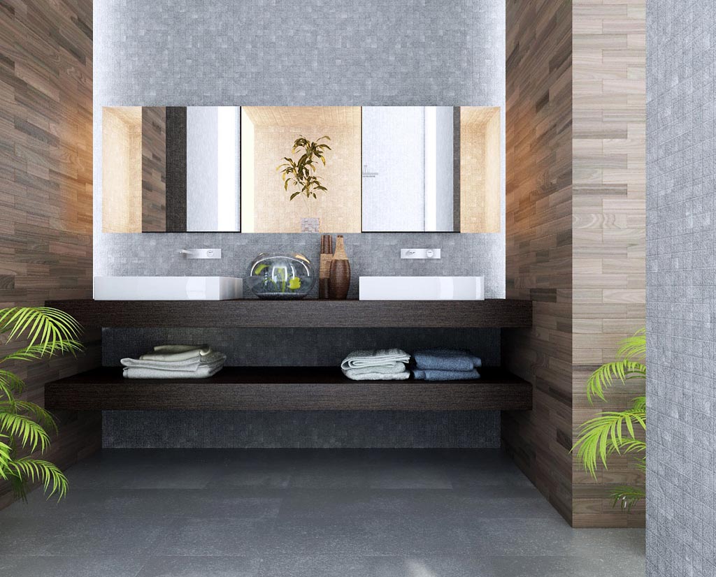 Elegant-Modern-bathroom-renovation-with-new-tiles