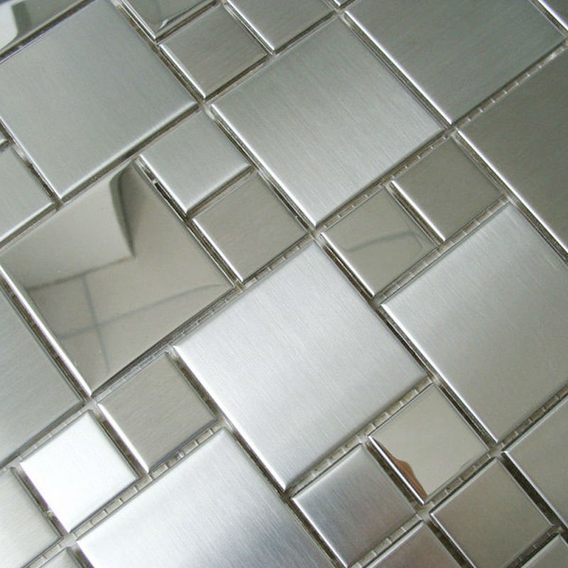 Mosaic-tile-mirror-font-b-sheets-b-font-square-brushed-304-font-b-stainless-b-font