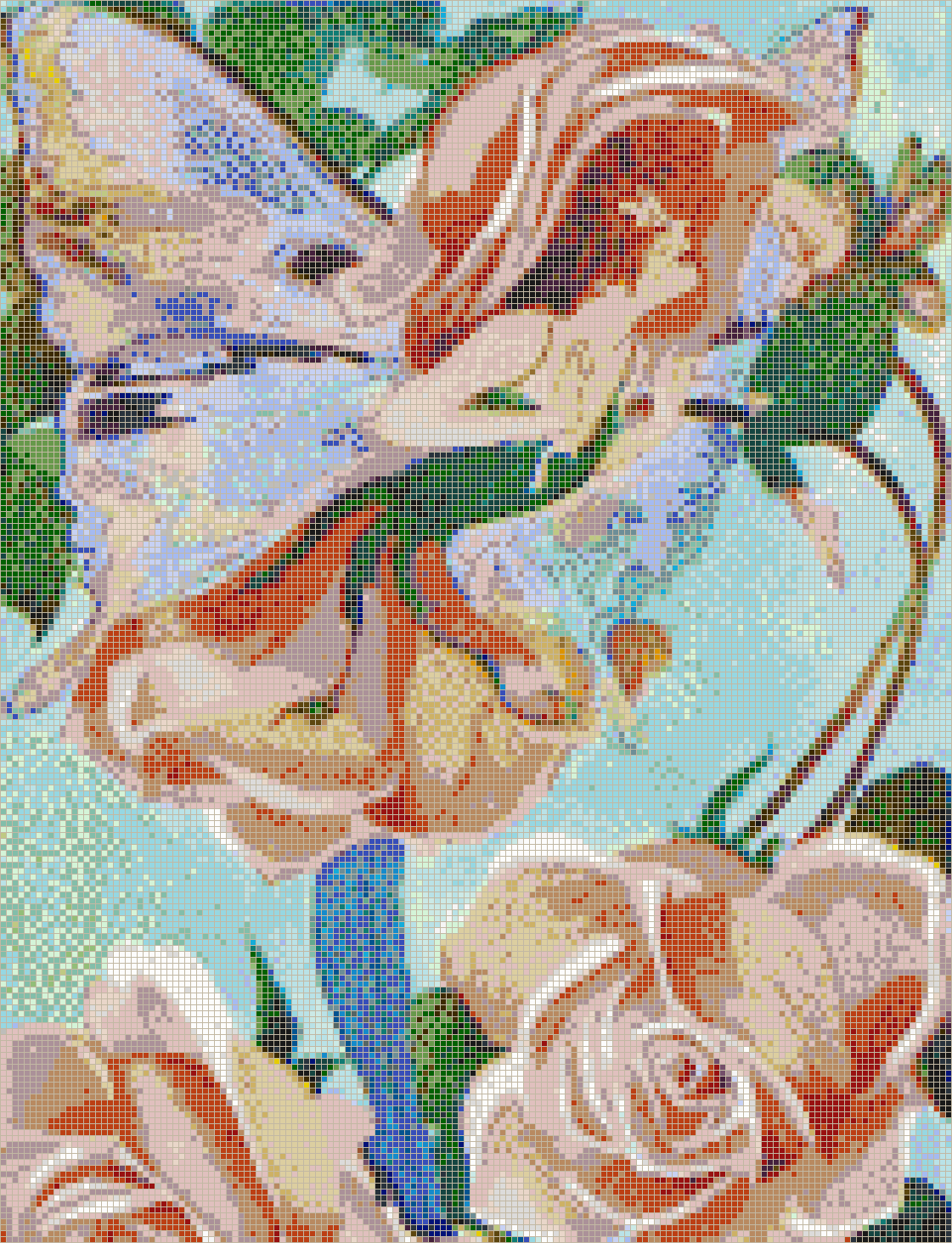 Rose Flower Fairy Mosaic