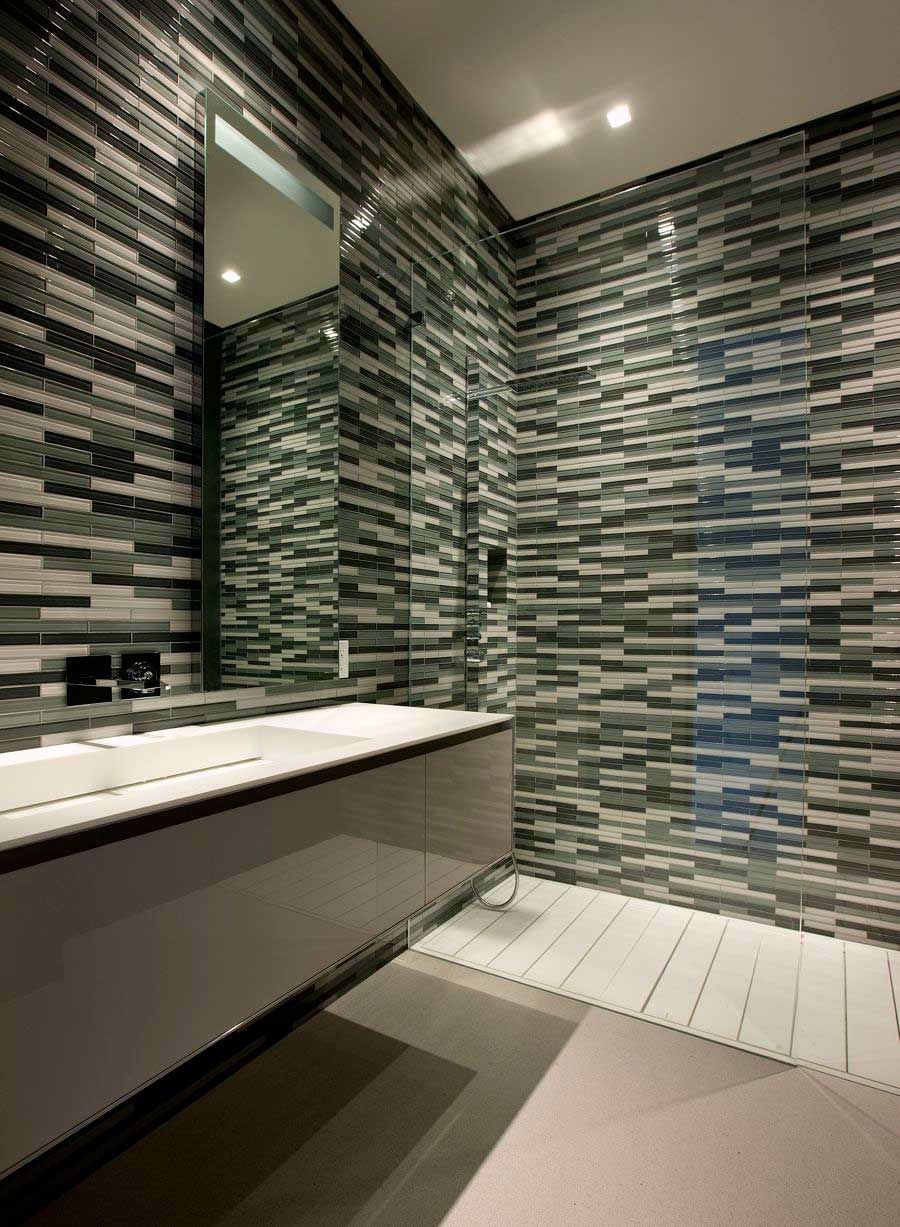 beauteous-bathroom-gorgeous-bathroom-design-with-cool-tile-wall-complete-with-shower-room-with-glass-door-and-white-shower-pan-combine-with-wall-mount