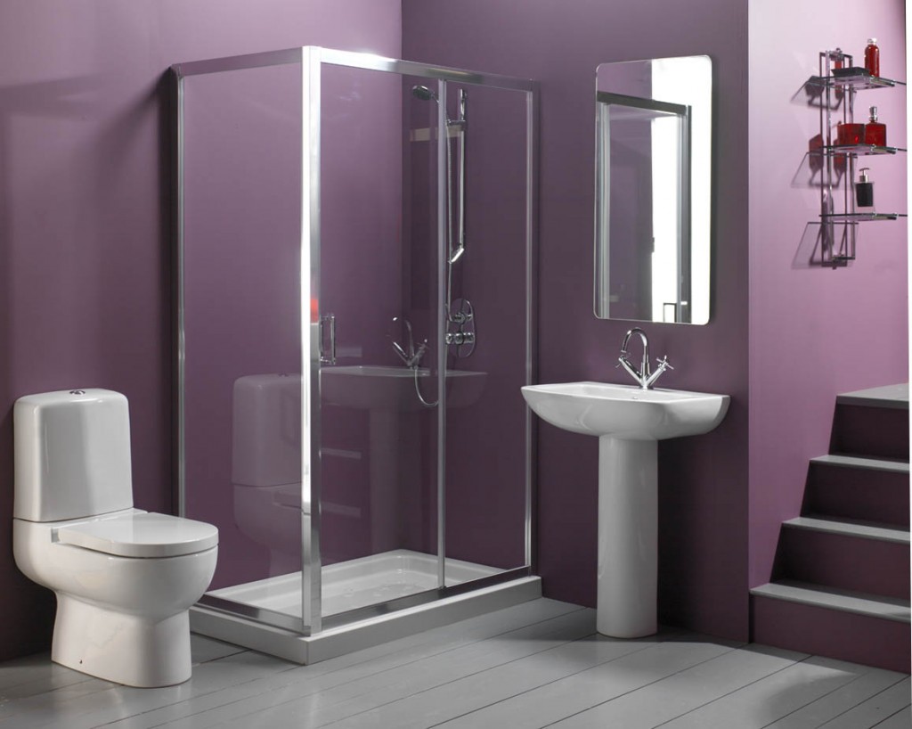 comfortable-ultramodern-purple-bathroom-decor-ideas