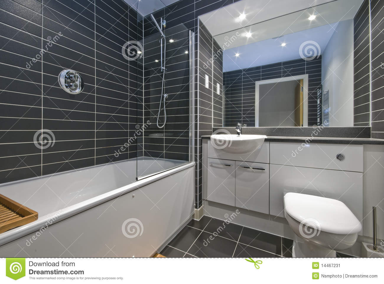 contemporary-bathroom-black-tiled-walls-large-bath-tub-144436