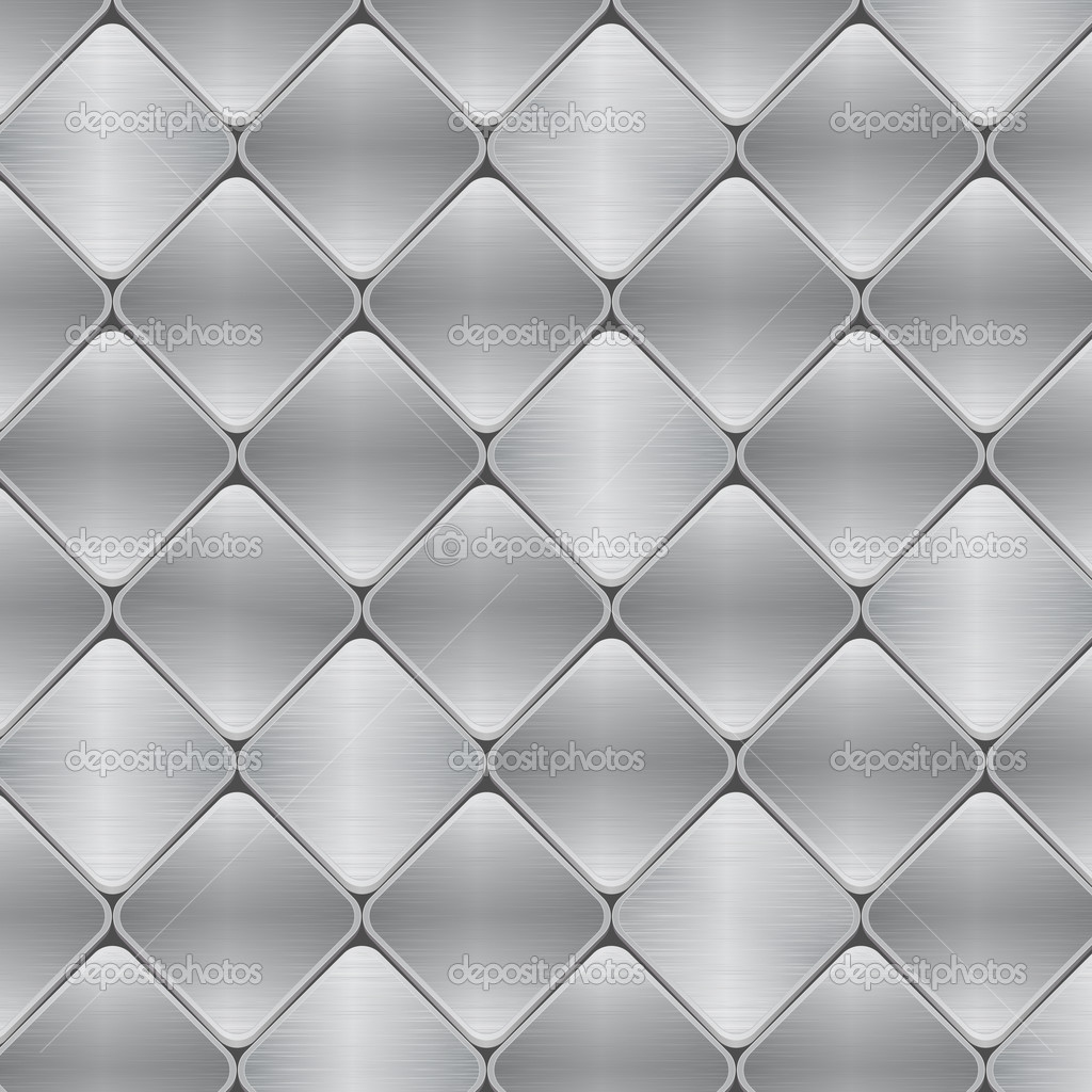 brushed metal mosaic tile background