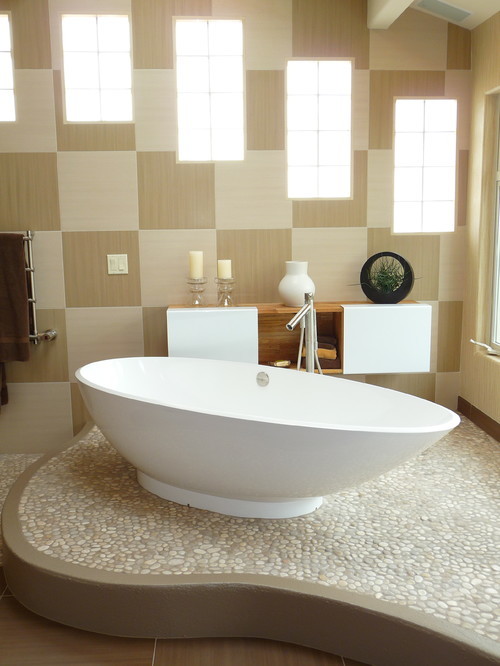 large_Contemporary-Bathroom-Tan-Pebble-Tile-Flooring