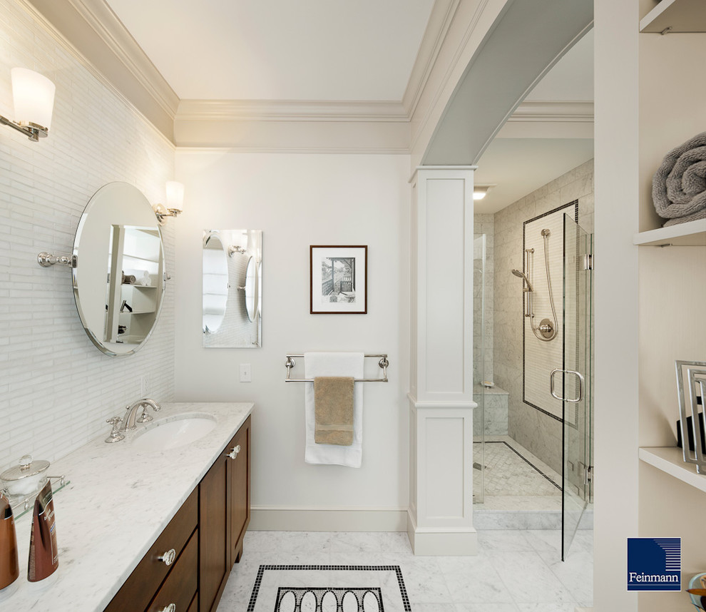 Bright-Glass-Door-Knobs-method-Other-Metro-Traditional-Bathroom-Decoration-ideas-with-bathroom-cabinets-bathroom-lighting-bathroom-mirror-ceiling-lighting-crown-molding-floor-tile-design-footed