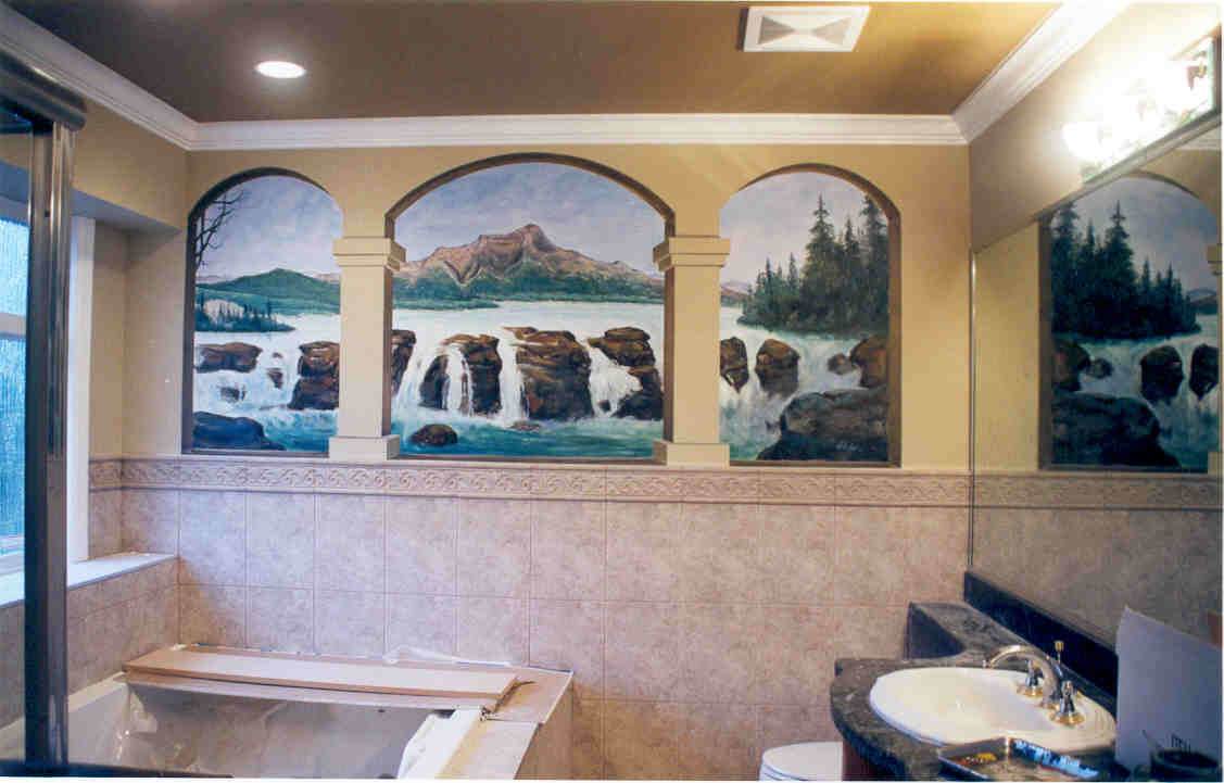 Classic-River-View-Bathroom-Murals