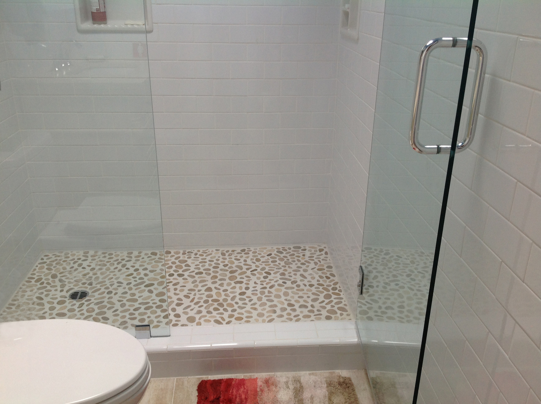 Java-Tan-Pebble-Tile-Shower-Floor