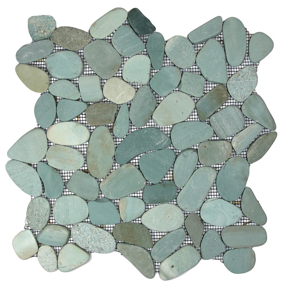 Sliced-Green-Pebble-Tile