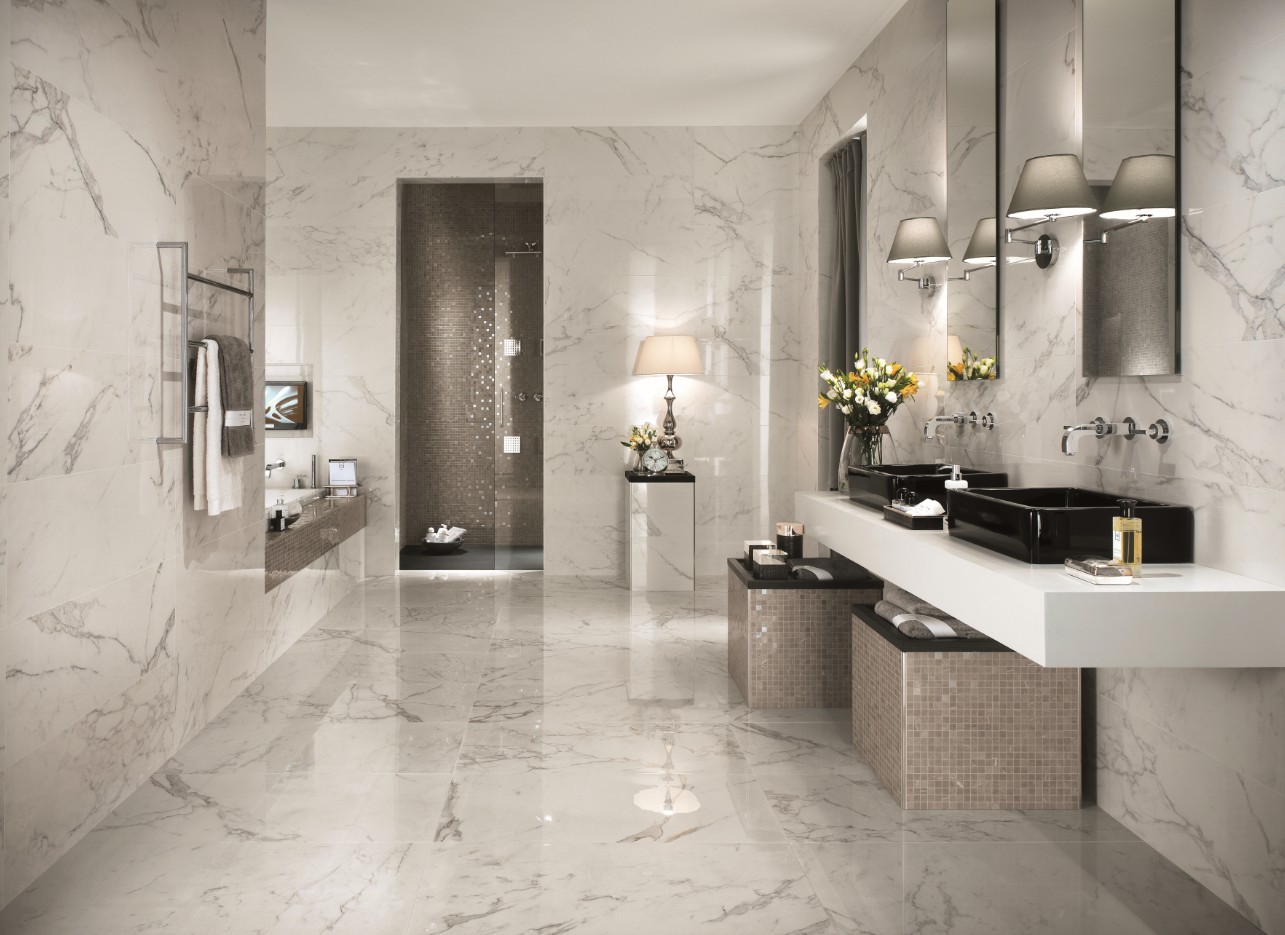 calacatta bathroom