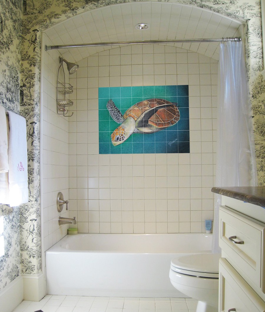 25 wonderful ideas and pictures ceramic  tile  murals for 