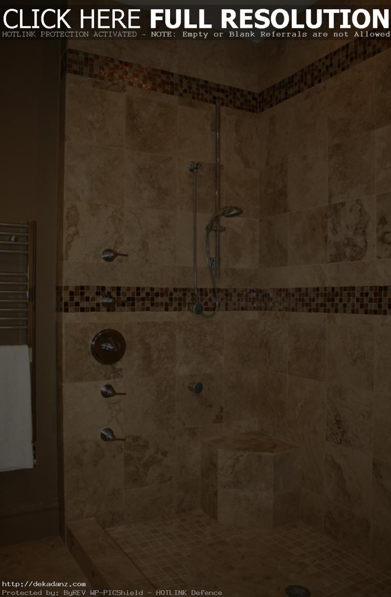Granite-Tile-Floor-Bathroom-Shower-Remodel-Design-with-Nickel-Long-Rain-Shower