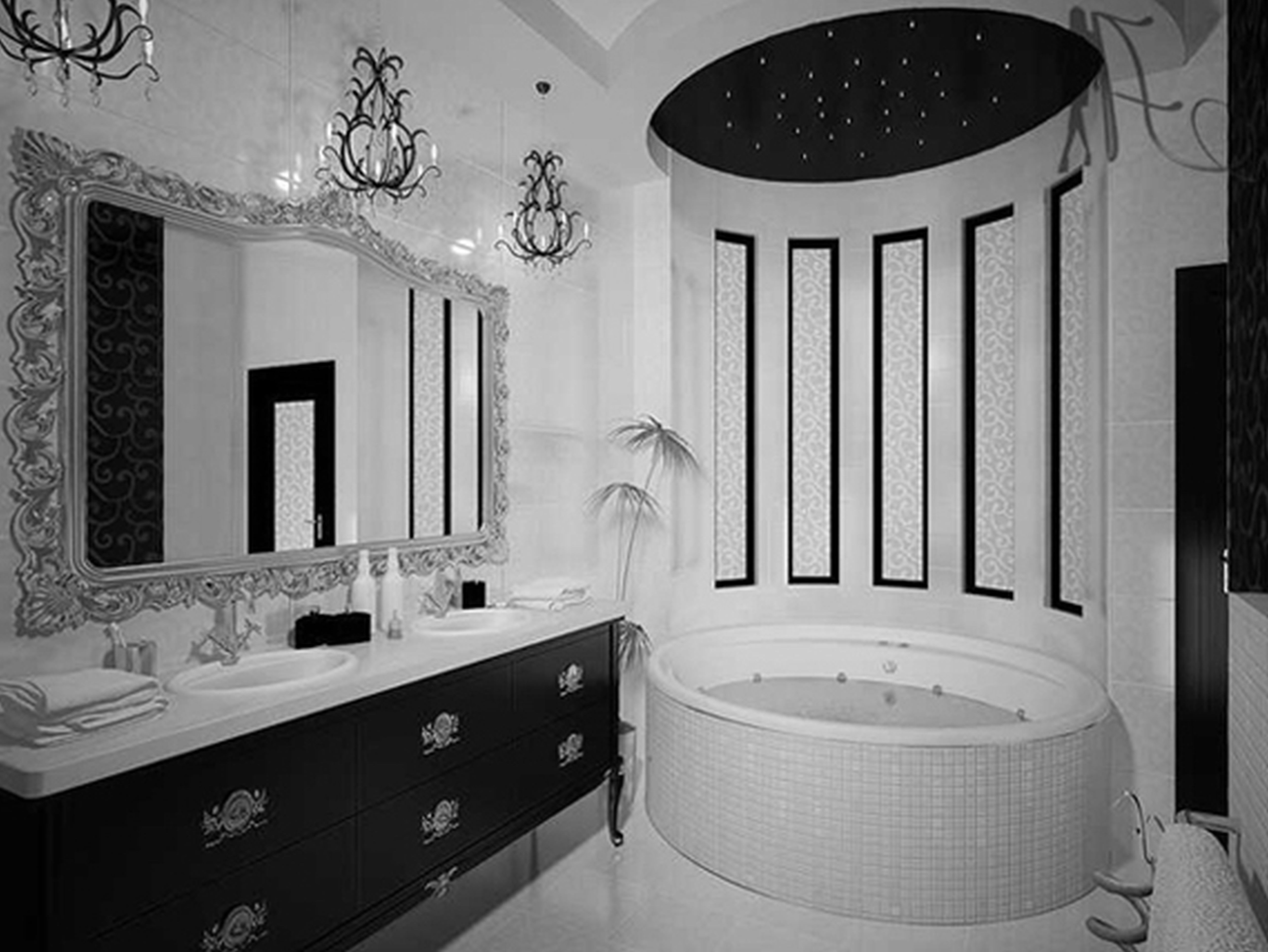 Innovative-art-nouveau-bathroom-lighting