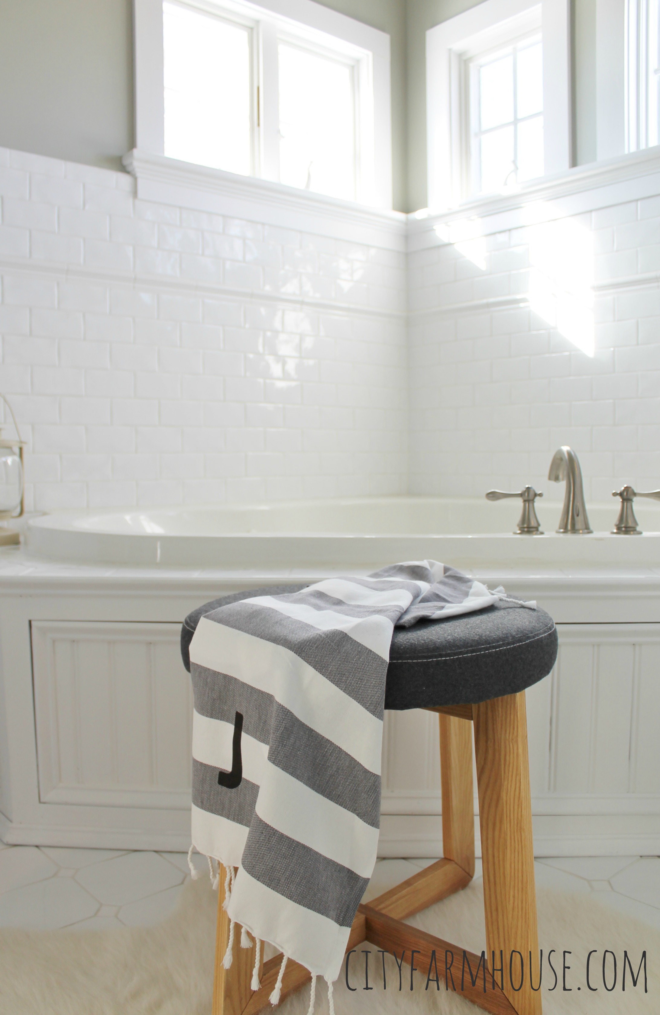 White-Subway-Tile-Classic-Small-Windows-Wall-Color-Olympic-Sprig-of-Ivy-City-Farmhouse