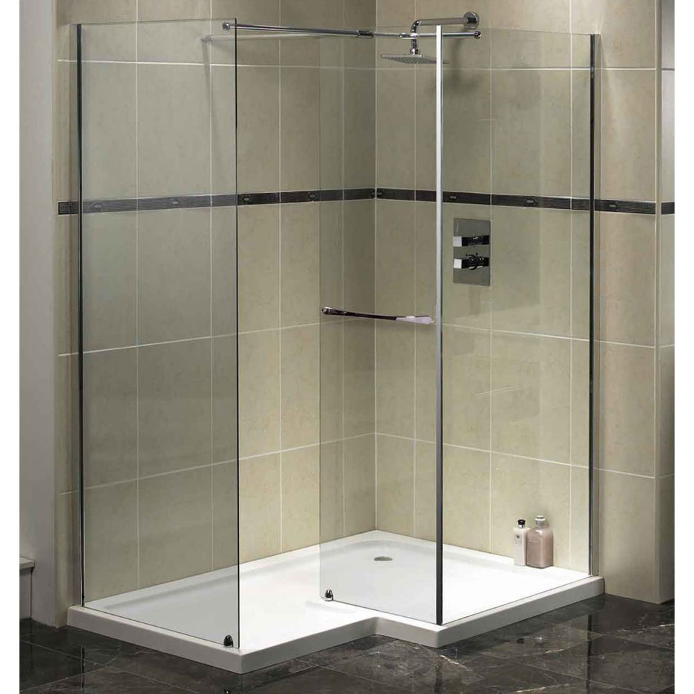 bathroom-wonderful-bathroom-design-idea-with-cornered-shower-room-designed-with-white-l-shaped-shower-pan-and-frame-less-glass-wall-combine-with-cream-tile-wall-and-dark-granite-floor-bathroom-shower