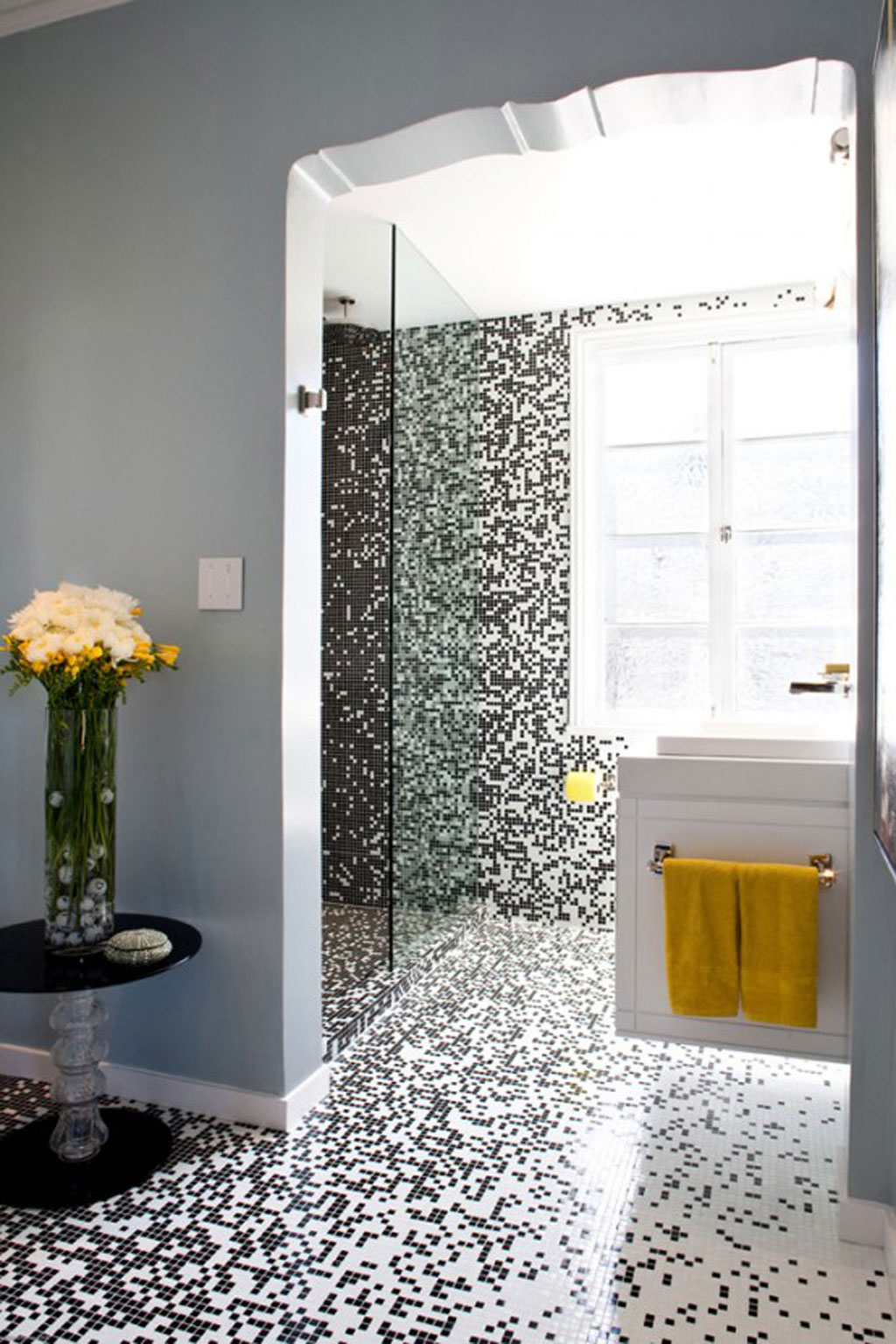 luxury-modern-black-white-unique-pattern-bathroom-interior-architecture-mosaic-tiles-design-wall-mounted-beige-elegant-rectangle-vanity-sink-mosaic-bathroom-tiles-bathroom-decorating-architecture-int