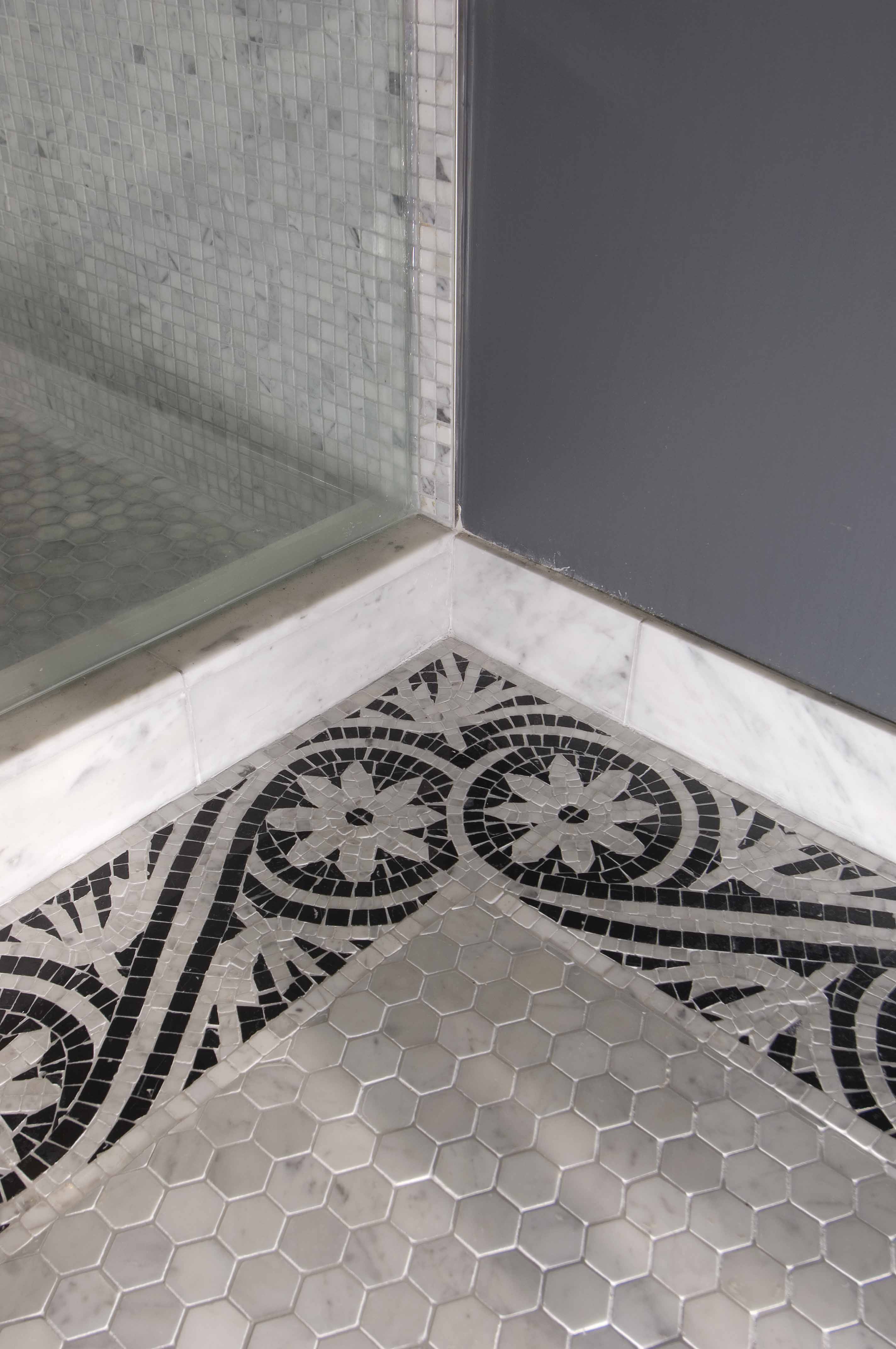 30 Ideas  on using hex tiles  for bathroom  floors  2019