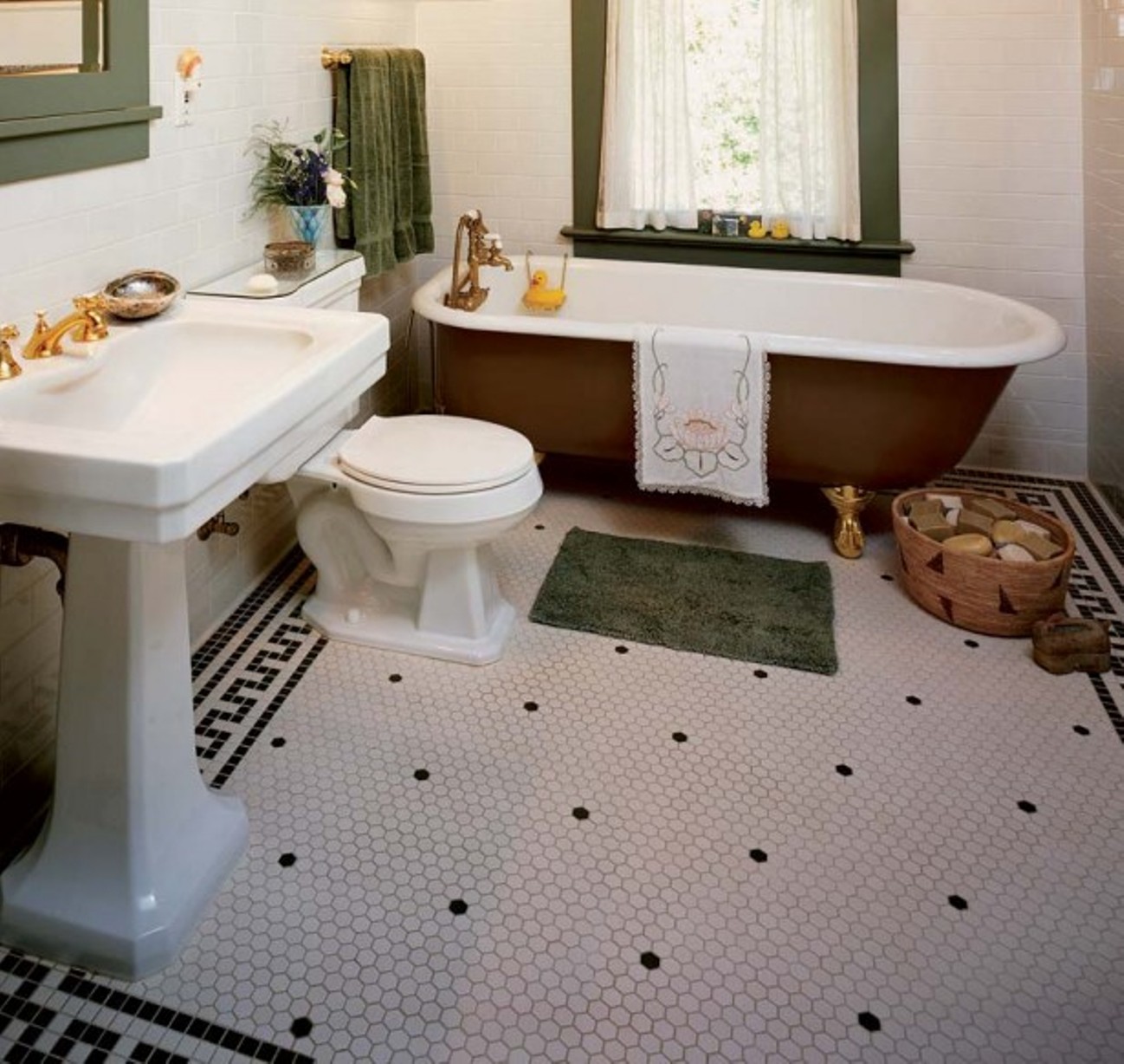 30 Ideas on using hex tiles for bathroom floors 2019 30 Ideas on using hex tiles for bathroom floors 2019